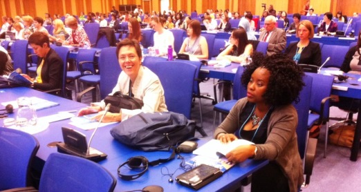 Vera - Plenarsaal der IAEA an der WiN Global 2015